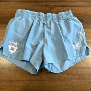 Nike Women's Sky Blue Athletic Shorts
